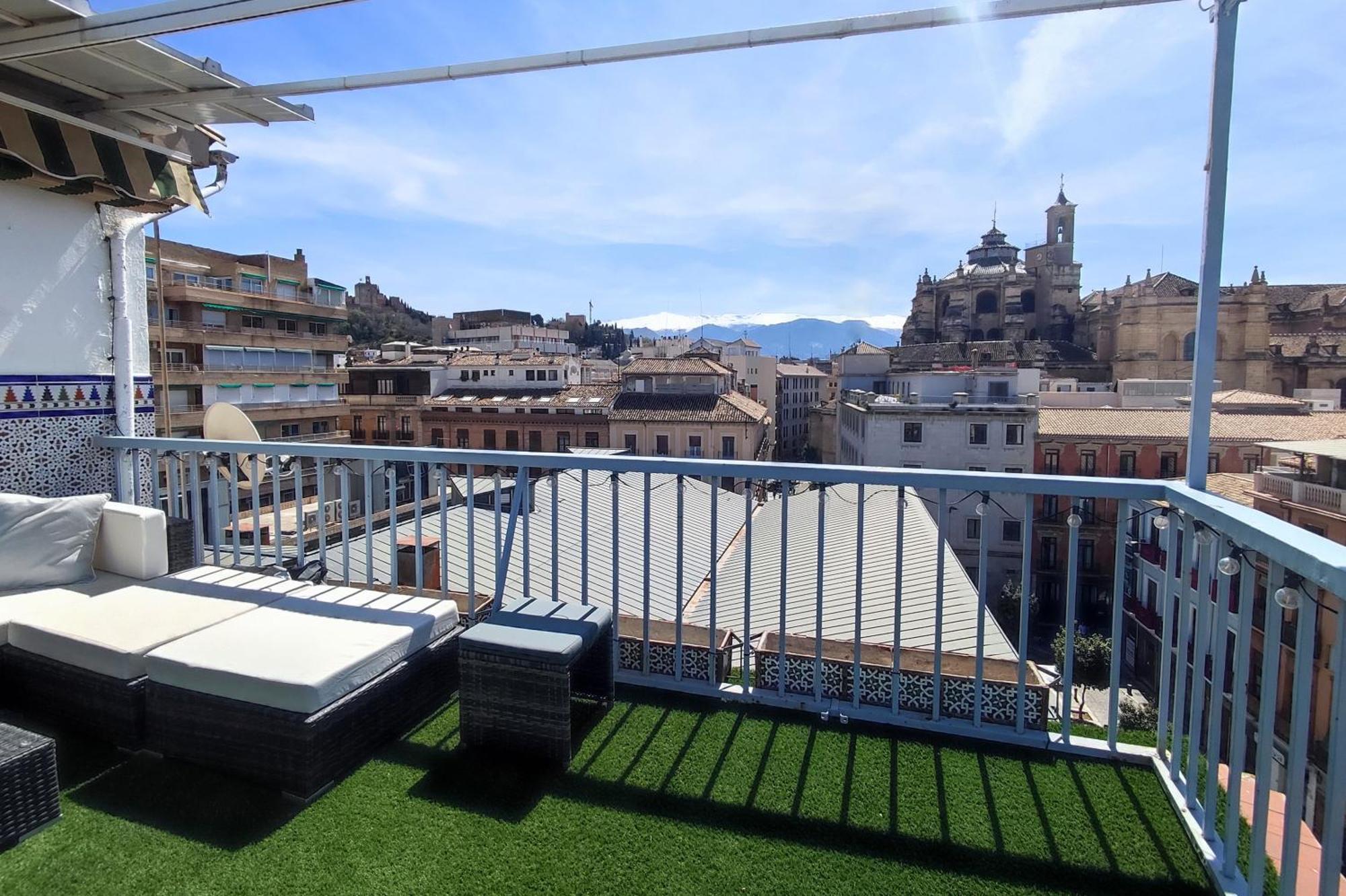 Atico Panorama Catedral Leilighet Granada Eksteriør bilde