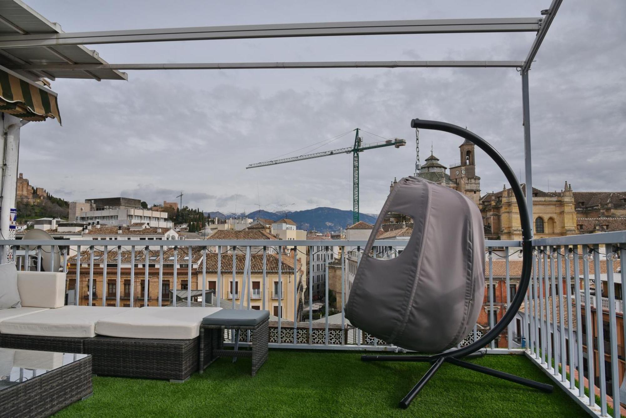 Atico Panorama Catedral Leilighet Granada Eksteriør bilde